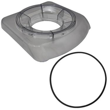 Imagem de Kit Tampa Topo Bebedouro Fumê + Anel Vedação Latina, Original