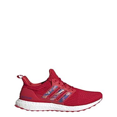 Imagem de adidas T nis de corrida masculino Ultraboost DNA, Vermelho-vermelho, 39 BR