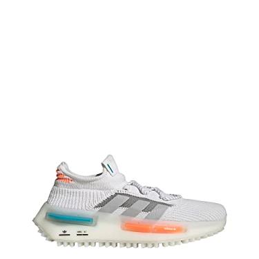 Imagem de adidas Tênis masculino NMD_S1, Branco nuvem/cinza maciço/branco, 38