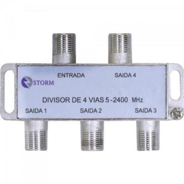 Imagem de Divisor Satelite 1/4 5-2400 Mhz Storm - 10un