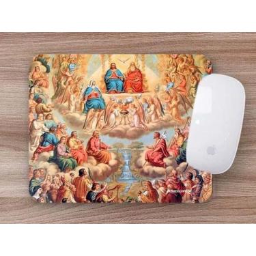 Imagem de Mouse Pad Emborrachado Personalizado Reunião todos os Santos - Deluzz