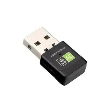 Imagem de Adaptador Wifi Dual Band 2.4 / 5Ghz 600Mbps Wireless 5G Ac - Adapter