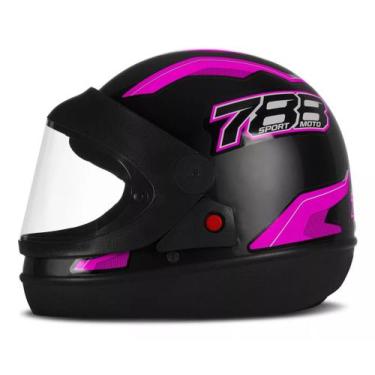 Imagem de Capacete Fechado Automático Pro Tork Sport Moto 788, ROSA, 56