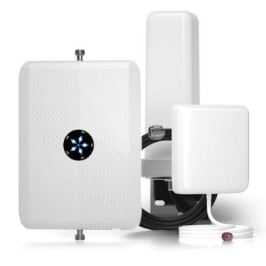 Imagem de Amplificador de celular para casa, 3G 4G LTE 5G Band 66/2/4/5/12/13/17/25 Amplificador de sinal de celular de até 5.000 pés quadrados, Booster de celular para todas as operadoras dos EUA - Verizon,