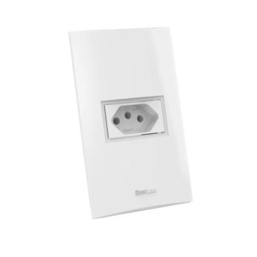 Imagem de Tomada 4X2 20A Branca Beleze Enerbras, Branco