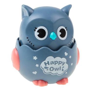 Imagem de Coruja aperta e anda  brinquedo divertido art brink, Cinza