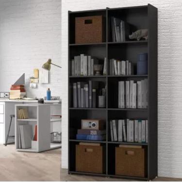 Imagem de Livreiro Multiuso Holanda Preto Casa Moderna - Casa Moderna Movelaria