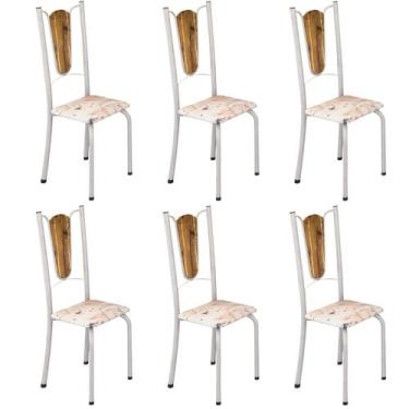 Imagem de Kit 6 Cadeiras Tubulares Júlia - Soma Móveis