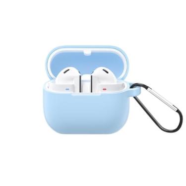Imagem de Capa de silicone para galaxy buds 3 pro 2024, acessórios para fones de ouvido sem fio, capa protetora macia,sky blue