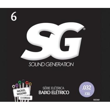 Imagem de Encordoamento Baixo 6 Cordas 0.032 SG - Sound Generation