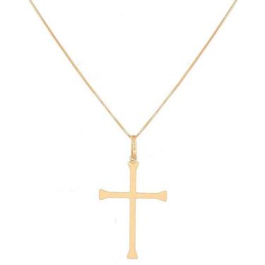 Imagem de Cordão Colar Masculino Veneziana 80cm De Ouro 18k E Pingente - DR Joia