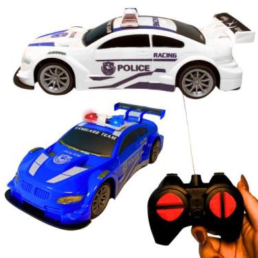 Imagem de Carro De Controle Remoto Policial Brinquedo Menino Infantil - Toys
