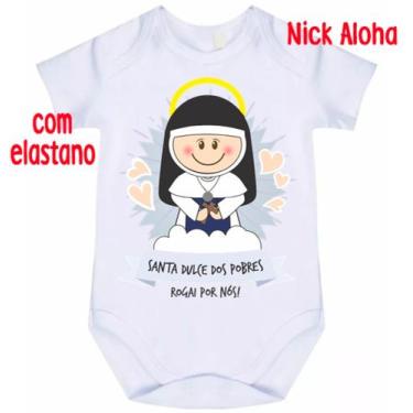 Imagem de Body bebê santa dulce dos pobres rogai por nós cód 9710 - NICK ALOHA, 