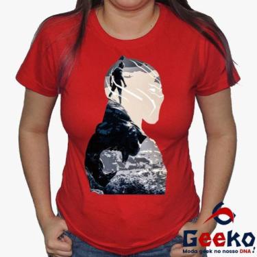 Imagem de Baby Look Pantera Negra 100% Algodão - Wakanda Forever - Black Panther