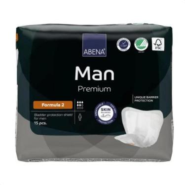 Imagem de Absorvente Abena Man Formula 2 Premium Masculino 15 Unidades