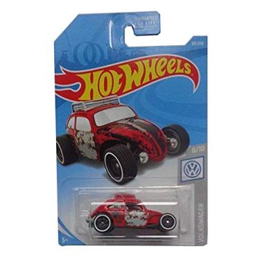 Imagem de Hot Wheels 2019 Basic Vehicle Volkswagen 8/10: Custom Volkswagen Beetle (Red) - Int. Card