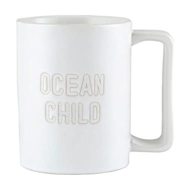 Imagem de Santa Barbara Design Studio Caneca alta de cerâmica face a face Designs de xícara de café, 473 ml, Ocean Child
