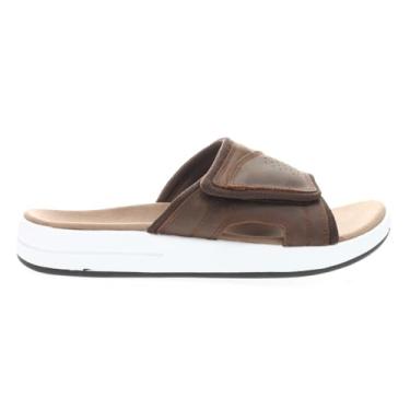 Imagem de Propét Sandália masculina Emerson Slide, Marrom, 45