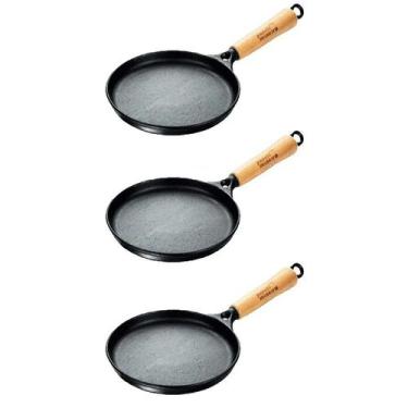 Imagem de Kit 3 Frigideiras Chapa Tapioca - Panela Mineira