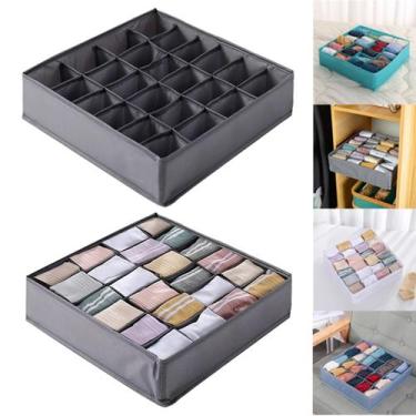 Imagem de Organizador De Gaveta Guarda Peças Intimas Calcinhas Sutiã Meias Multi