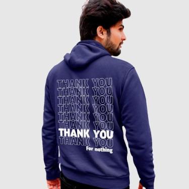 Imagem de Blusa Moletom Genuine Grit Masculina Estampada Algodão 30.1 Thank You 