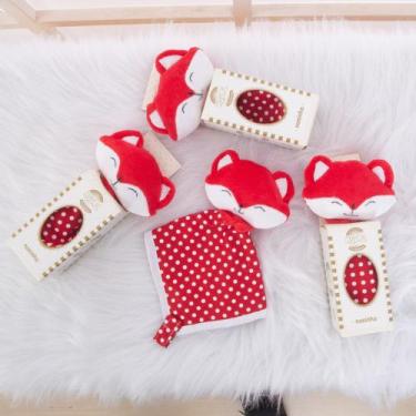 Imagem de Paninho Naninha Bichinho Porta Chupeta Bebe Pelúcia - LuckBabyEnxovais