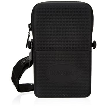 Imagem de Havaianas - Bolsa de rua, Sac Pratique et Polyvalent, avec Bandoulière ajustável de 1,20 m, imperméable, adulto unissex, preta, normal
