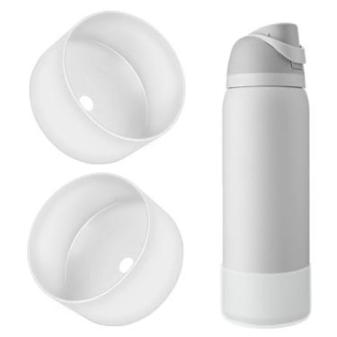 Imagem de BKBY 2 peças de bota de silicone para garrafa de água, compatível com Owala 680 g 947 g 1,134 g, capa protetora antiarranhões e antiamassados sem ruído para garrafas de água FreeSip/Twist/Flip