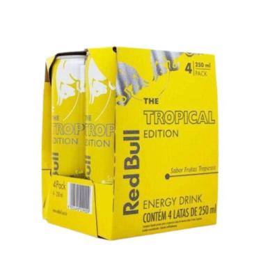 Imagem de Energético red bull tropical - pack 04 und, Frutas Tropicais