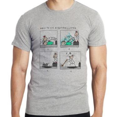 Imagem de Camiseta Desfibrilador Blusa criança infantil juvenil adulto camisa ta