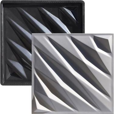 Imagem de Forma 3D Gesso e Cimento ABS - Trace 40x40 - Xmoldes Formas 3D