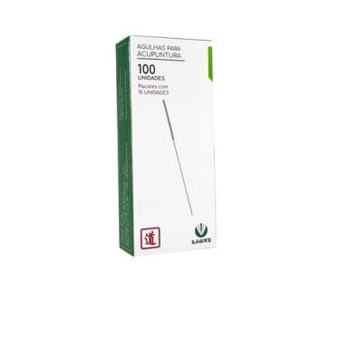 Imagem de Agulha acupuntura 0,18x8mm kit 1000 und Pcte - Lautz