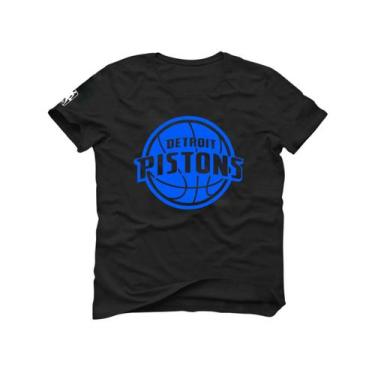 Imagem de Camiseta  Detroit Pistonss Basquete Derrick Rose Ben Wallace - Loja Wh