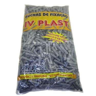 Imagem de Bucha de Parede Iv Plast Pacote com 1000un.