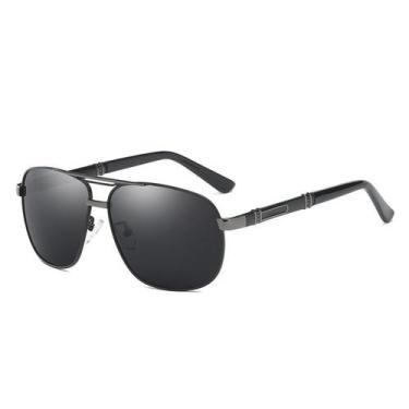 Imagem de Óculos De Sol Vinkin Masculino Polarizado UV400 Luxuoso, Cinza