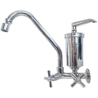 Imagem de Torneira Bica Móvel Gourmet Metal C/ Filtro Pia, Cozinha - ORIGINAL CA