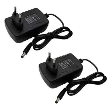 Imagem de Kit 2 Fonte Bivolt Estabilizada 2a 12v Chaveada Cftv Fita Led EXCLUSIV