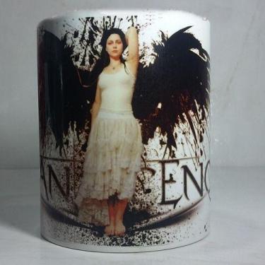 Imagem de Caneca Bandas De Rock Evanescence Amy Lee Anjo Asas Goticos - Alabama 