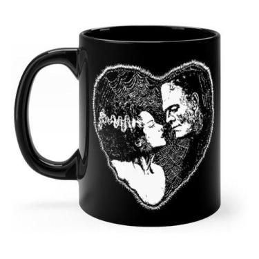 Imagem de Caneca Preta Frankenstein Love - Alabama Stamp