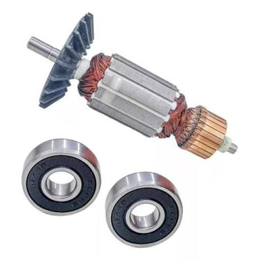 Imagem de Induzido + Rolamentos P/ S. Mármore Bosch 1551.0 Gms-34 110v - Bolte