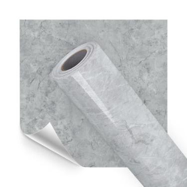 Imagem de Papel de Parede Adesivo Lavavel Pedra Marmore Cinza Lagoa - Open Star,