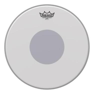 Imagem de Pele Remo CS Coated Controlled Sound Porosa 14 com Bola Central (11500