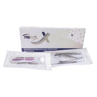Imagem de Kit 1000 Envelopes Auto-selantes Para Autoclave 9cmX23cm - Proflex Emb
