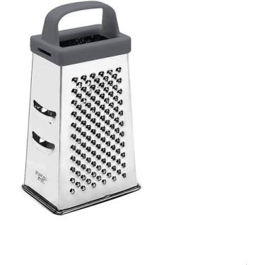 Imagem de Ralador 4 Faces De Inox - Com Alça P/ Queijos Legumes Top - RALADOR4FA