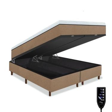 Imagem de Vama Box Baú e Colchão Magnético Massagedor - Therapy Life Basic, Bege