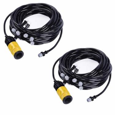 Imagem de Mangueira Climatizadora 2 und Nevoa Kit Sistema Irrigacao Jardim Quint