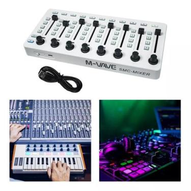 Imagem de Console De Mixagem Com Controlador MIDI Sem Fio USB 43 Botões Para Ins