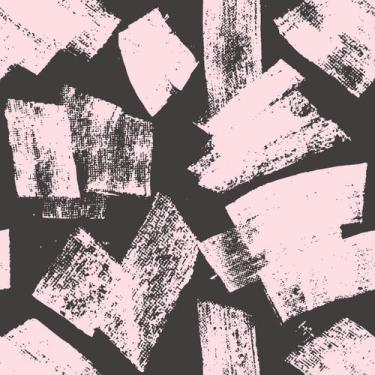 Imagem de Papel De Parede Temático Pintura Cinza E Rosa - 3,00x0,50m - DEKAL DEC