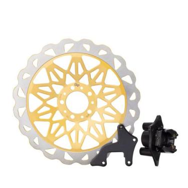 Imagem de Disco C/ Caliper De Freio Dianteiro Gp7 Cg 150 04/08 320mm D , Cg 150 