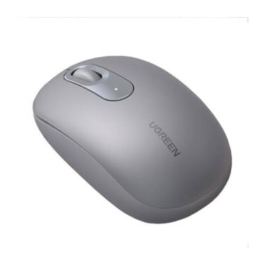 Imagem de Mouse Sem Fio Sensor 2400dpi Conexão Wireless 2,4GHz Cinza Design Portátil Compacto e Leve Ideal para Trabalho Escritório Ampla Compatibilidade Taxa de Retorno 250Hz MPOWER